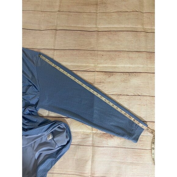 Peter Millar Men's Blue Mini Skull Print Long Sleeve Sweater - 4XT - Picture 10 of 15